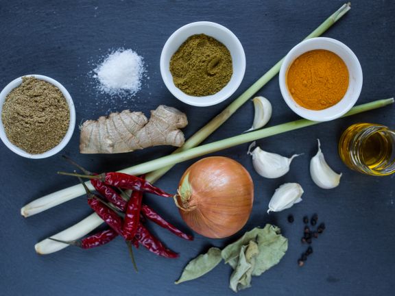 Currypaste Zutaten