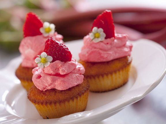 Erdbeer-Cupcakes