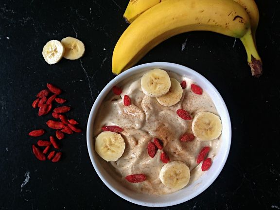 fitmelonies selbstgemachtes Bananeneis