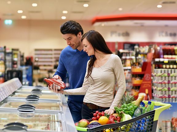 Wöchentliches Menü ausgewogene vegetarische Ernährung