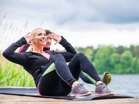 Tipps für einen straffen Bauch - Bauchübungen