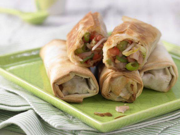 Frühlingsrollen mit Kassler