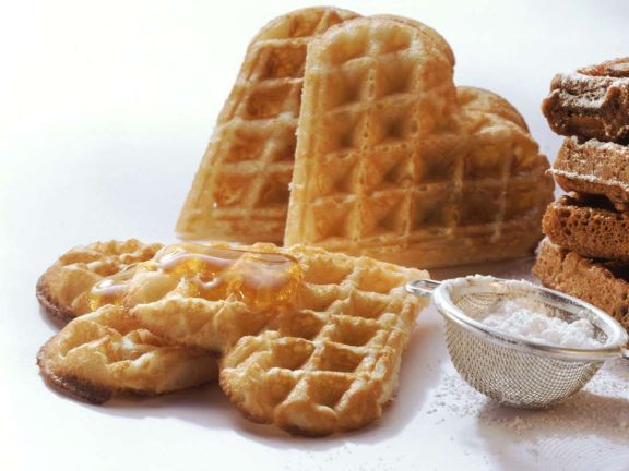 Herzwaffeln Mit Puderzucker Rezept Eat Smarter 