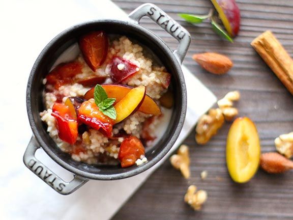 Warmer Hirsebrei Warme Hirsbrei