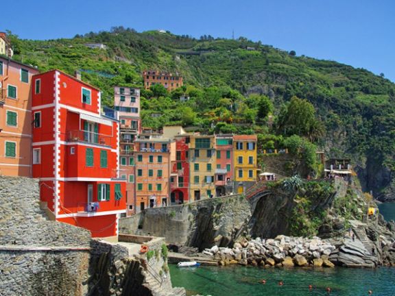 Italien bunte Häuser