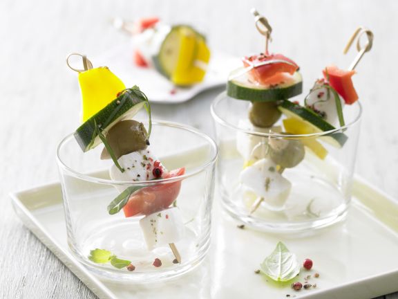 Mozzarella Und Erdbeeren Am Spiess Rezept Eat Smarter