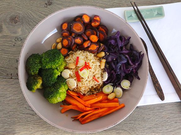 Rainbow Buddha Bowls