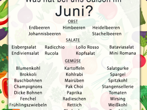 Saisonkalender Juni Obst & Gemüse | EAT SMARTER