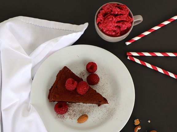 Schoko-Mandel-Kuchen mit nur 4 Zutaten