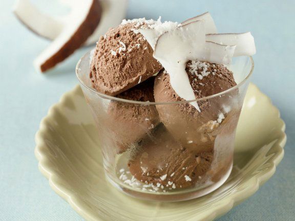 Schokoeis mit Kokos