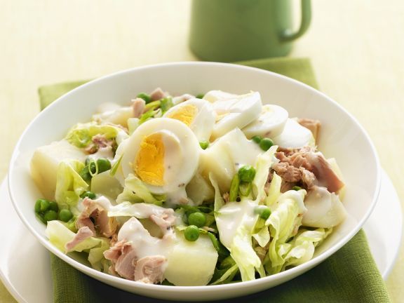 kalorienarmer thunfischsalat, thunfischsalat mit ei rezept | eat smarter, Design ideen