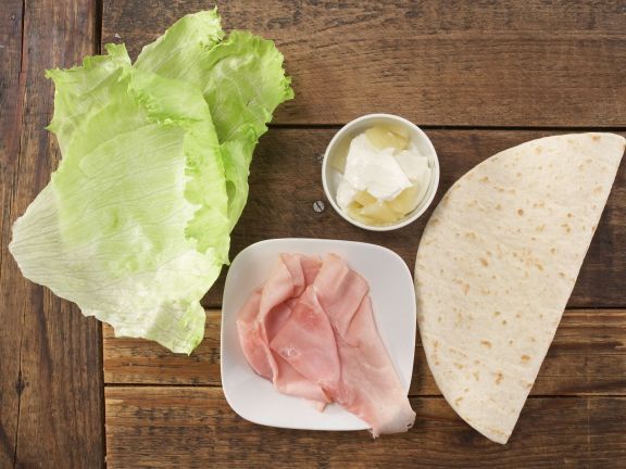 Schinken-Wrap Hawaii