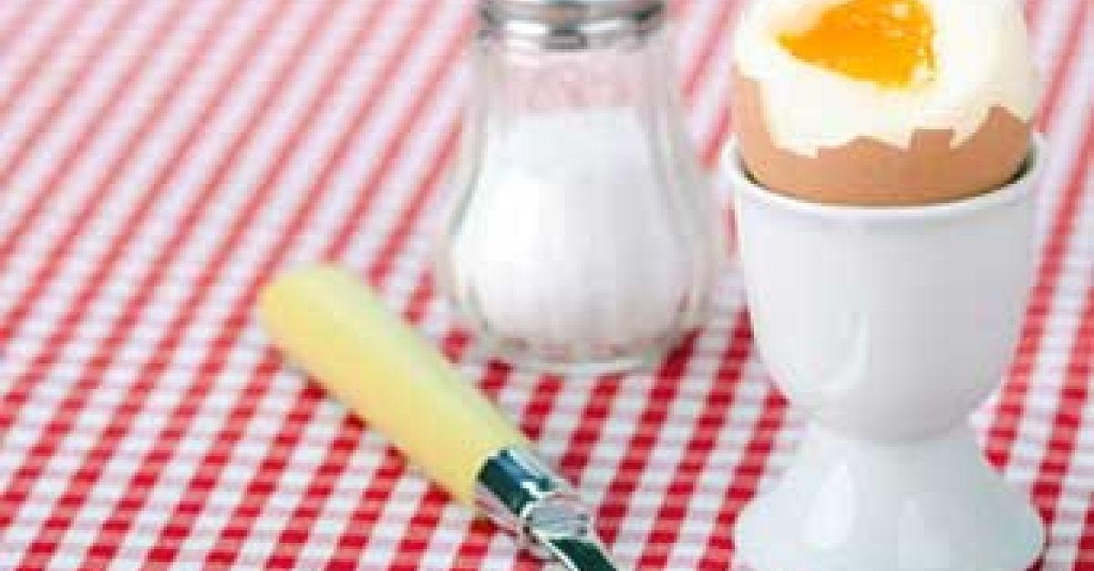 Gekochtes Eiweiß verliert Protein, um Gewicht zu verlieren