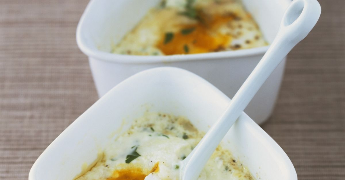 Eier aus dem Ofen mit Estragon Rezept EAT SMARTER