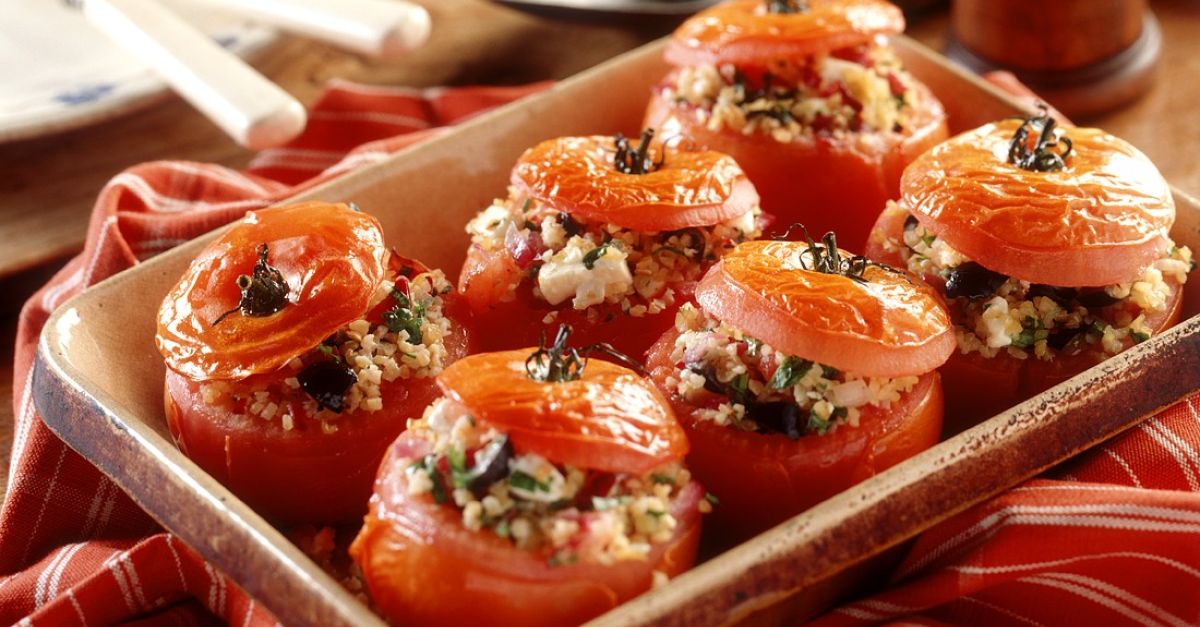 Gefullte Tomaten Mit Schafskase