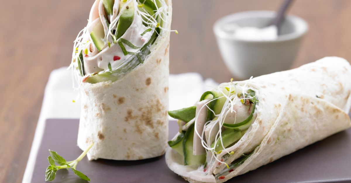 Gefüllte Puten-Wraps Rezept | EAT SMARTER