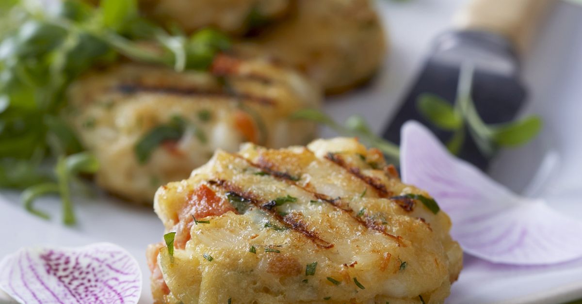 Gegrillte Fischbuletten