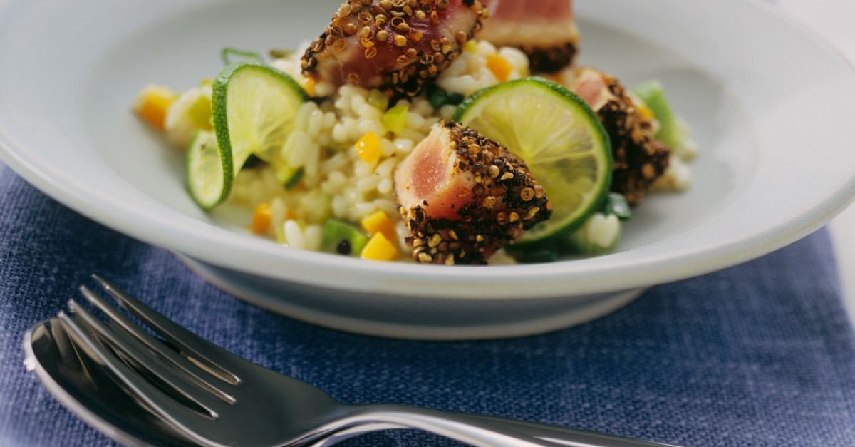 Gemüserisotto mit Thunfisch Rezept | EAT SMARTER