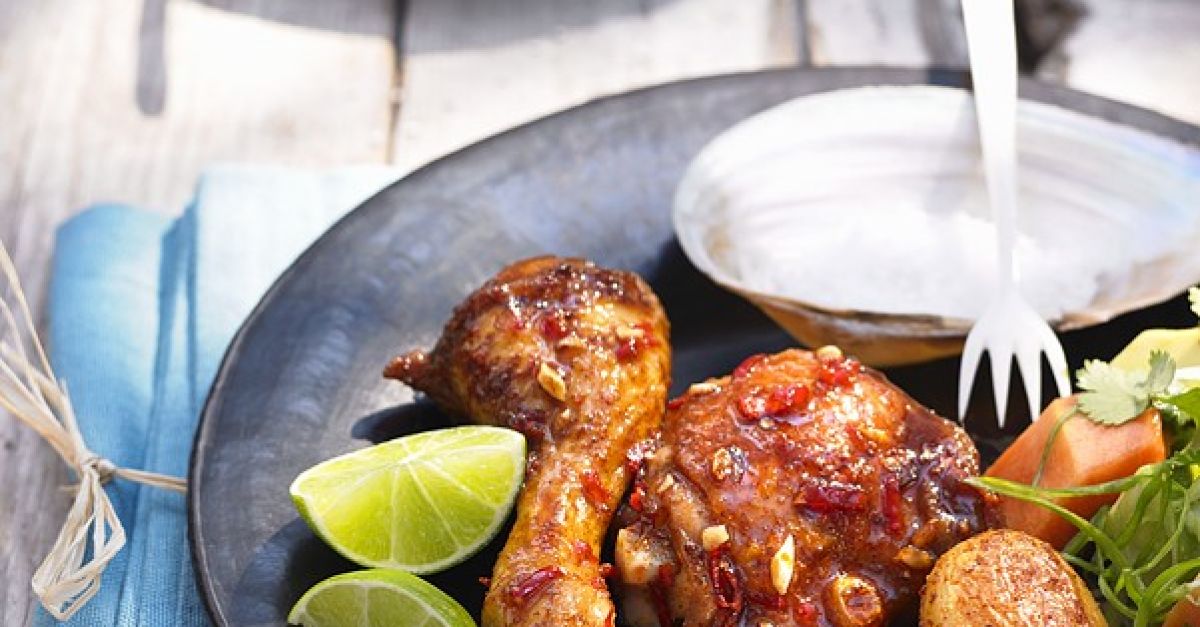 Hähnchenschenkel aus dem Ofen Rezept | EAT SMARTER