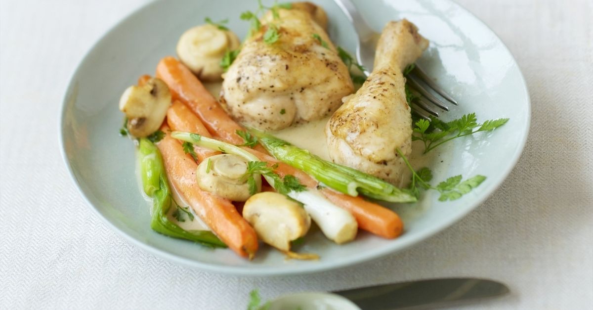 Huhn in RieslingSauce Rezept EAT SMARTER