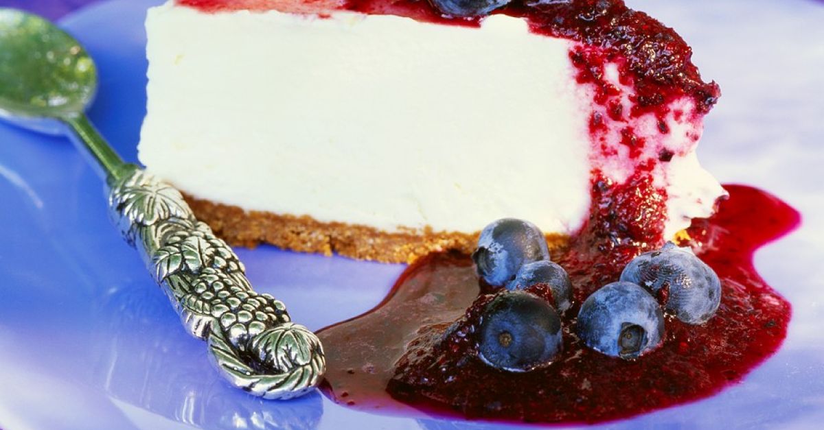 Joghurtcreme-Torte mit Heidelbeeren Rezept | EAT SMARTER