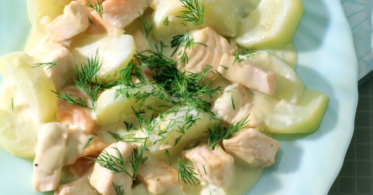 Lachs-Kohlrabi-Ragout Rezept | EAT SMARTER