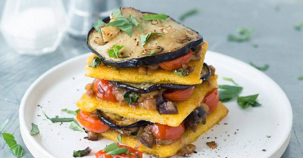 Lasagne aus Polenta und Auberginen Rezept EAT SMARTER
