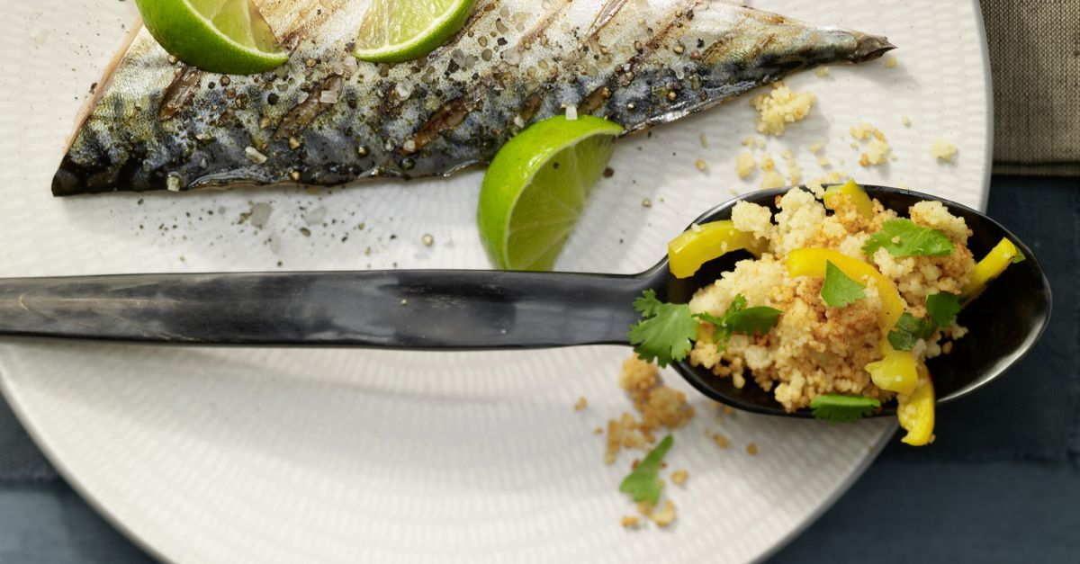 PaprikaLimettenCouscous Rezept EAT SMARTER