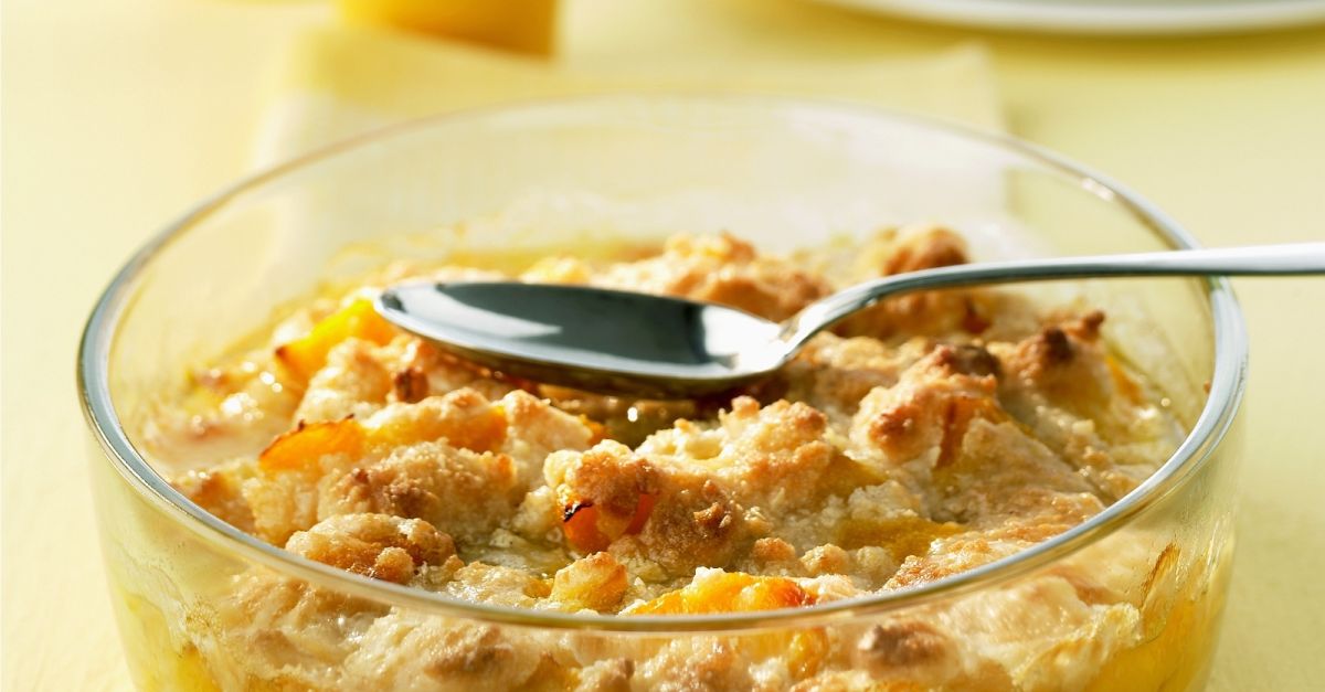 Pfirsich-Crumble Rezept | EAT SMARTER