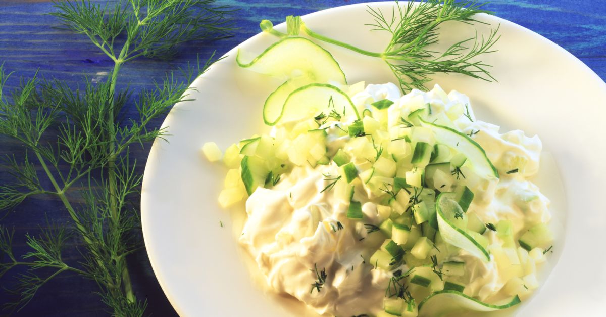 Pikanter GurkenDillQuark Rezept EAT SMARTER