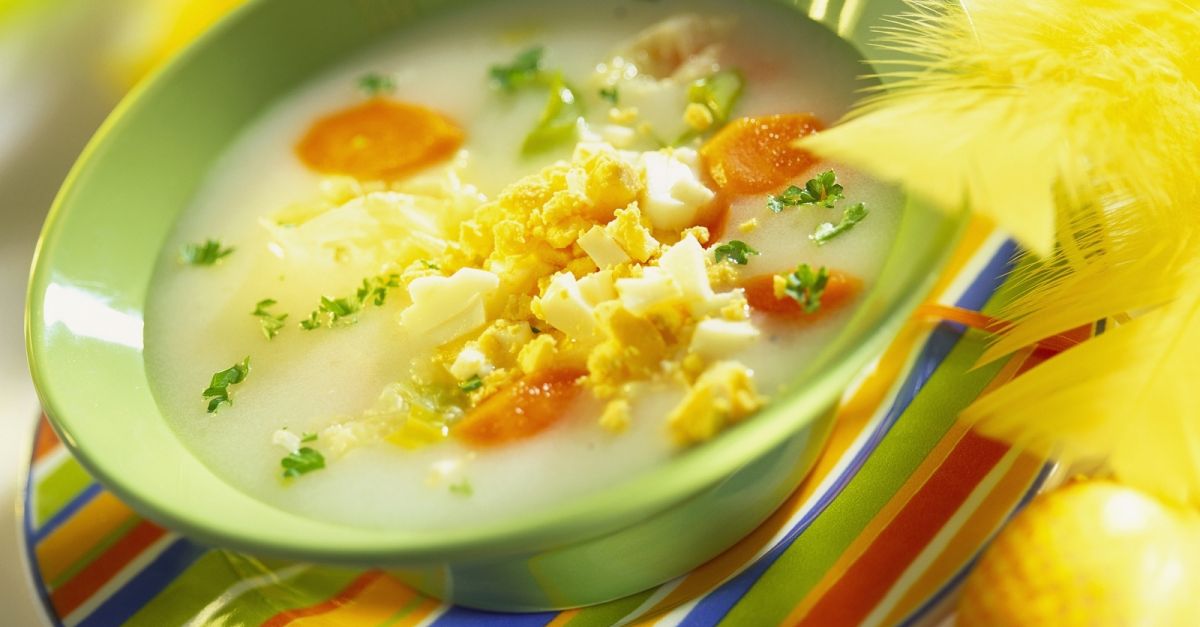 Sauermehlsuppe Mit Karotten Und Ei Zurek Rezept Eat Smarter