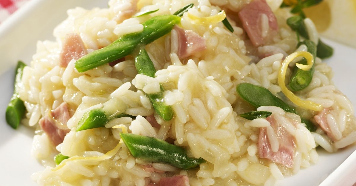 Schinkenrisotto mit grünen Bohnen Rezept | EAT SMARTER Schinkenrisotto mit grünen Bohnen Rezept | EAT SMARTER