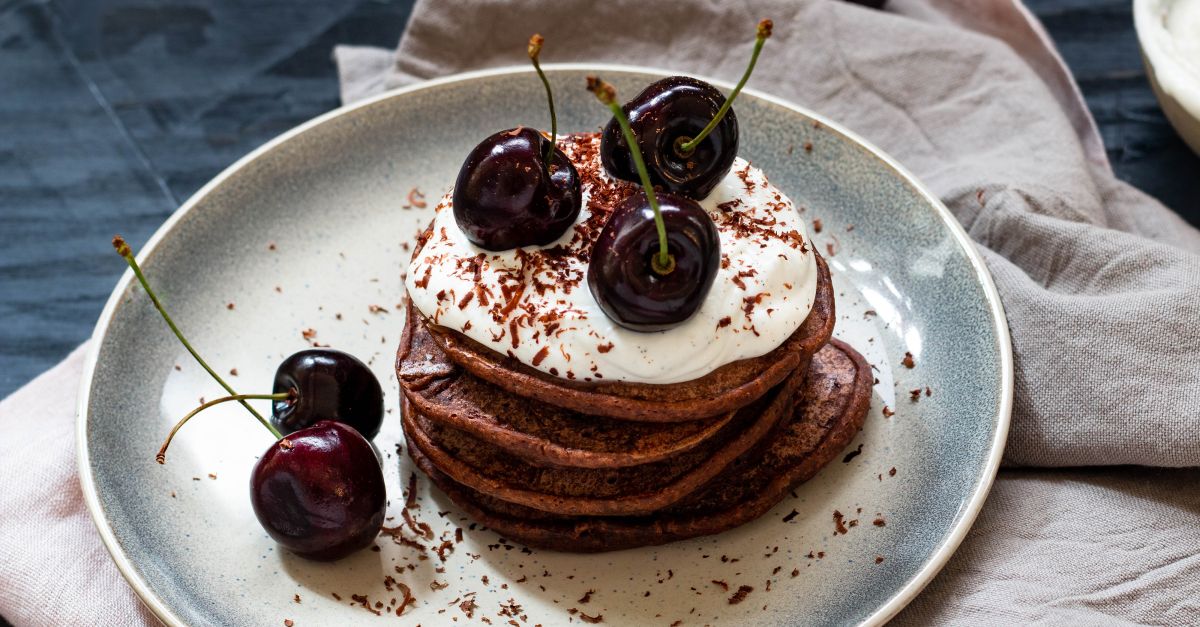 SchwarzwälderKirschPancakes ohne Ei EAT SMARTER