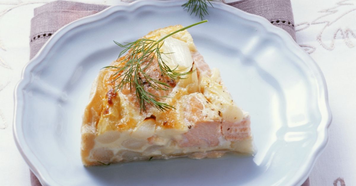 Spargelquiche mit Lachs Rezept | EAT SMARTER