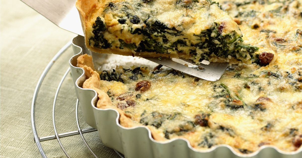 Spinatquiche mit Käse Rezept | EAT SMARTER