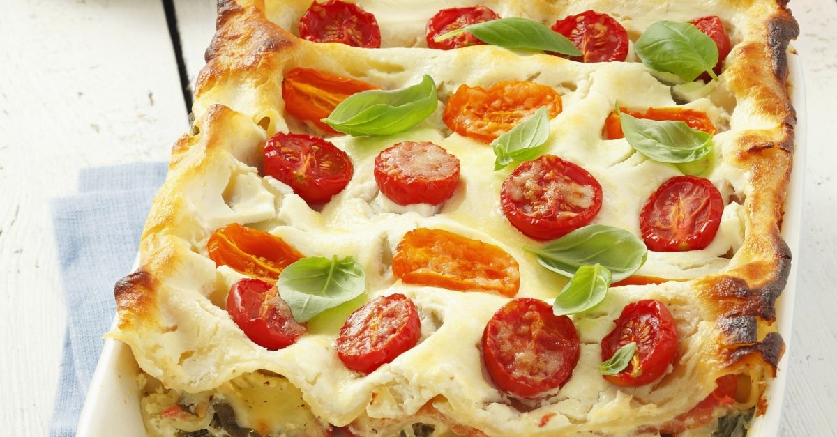 Vegetarische Lasagne mit Tomaten Rezept | EAT SMARTER