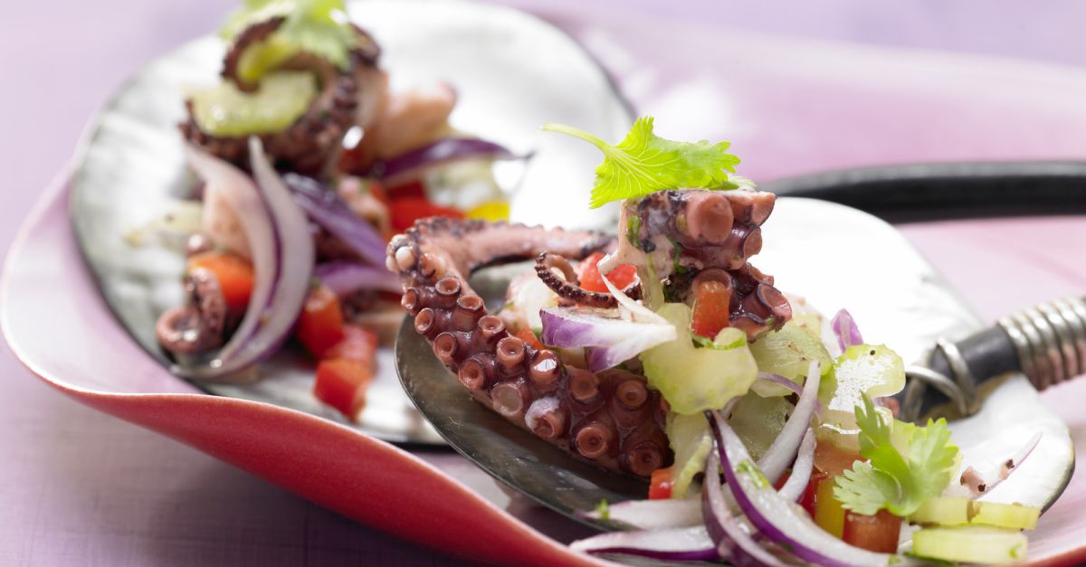 Wurziger Oktopus Gemuse Salat Rezept Eat Smarter 