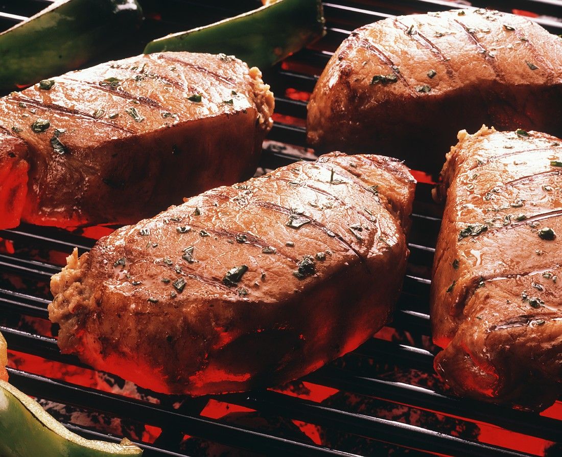 Beefsteaks vom Grill