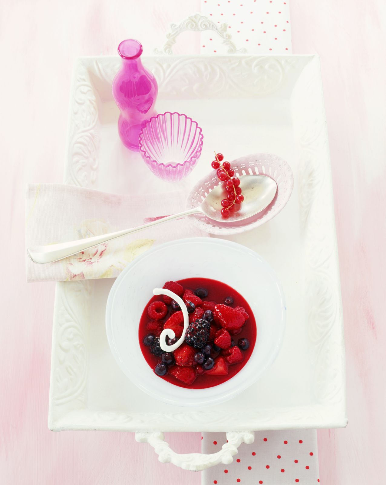 Beerenkaltschale Rezept - Beerenkaltschale Mit Quarkklößchen