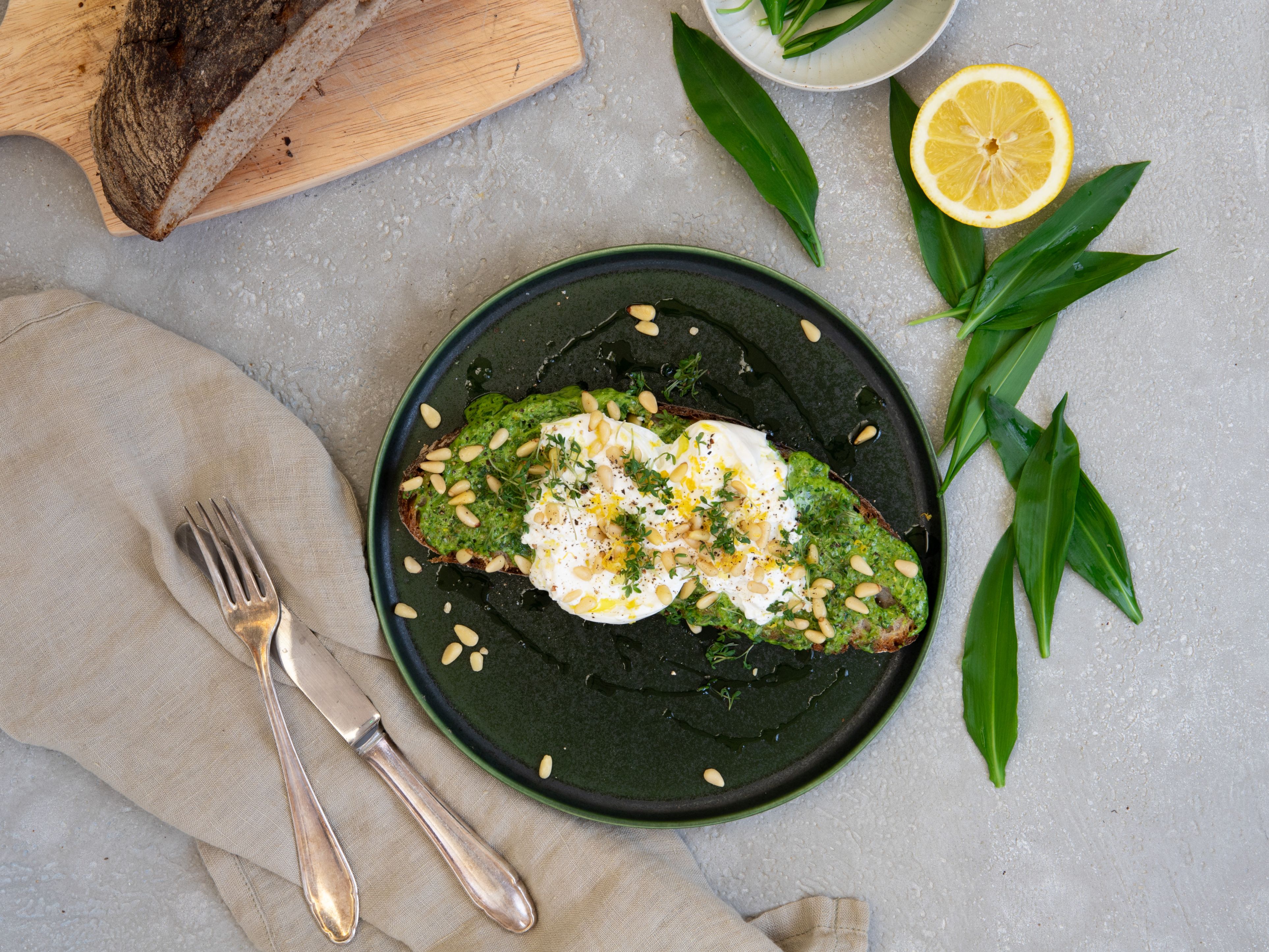 Burrata-Brot