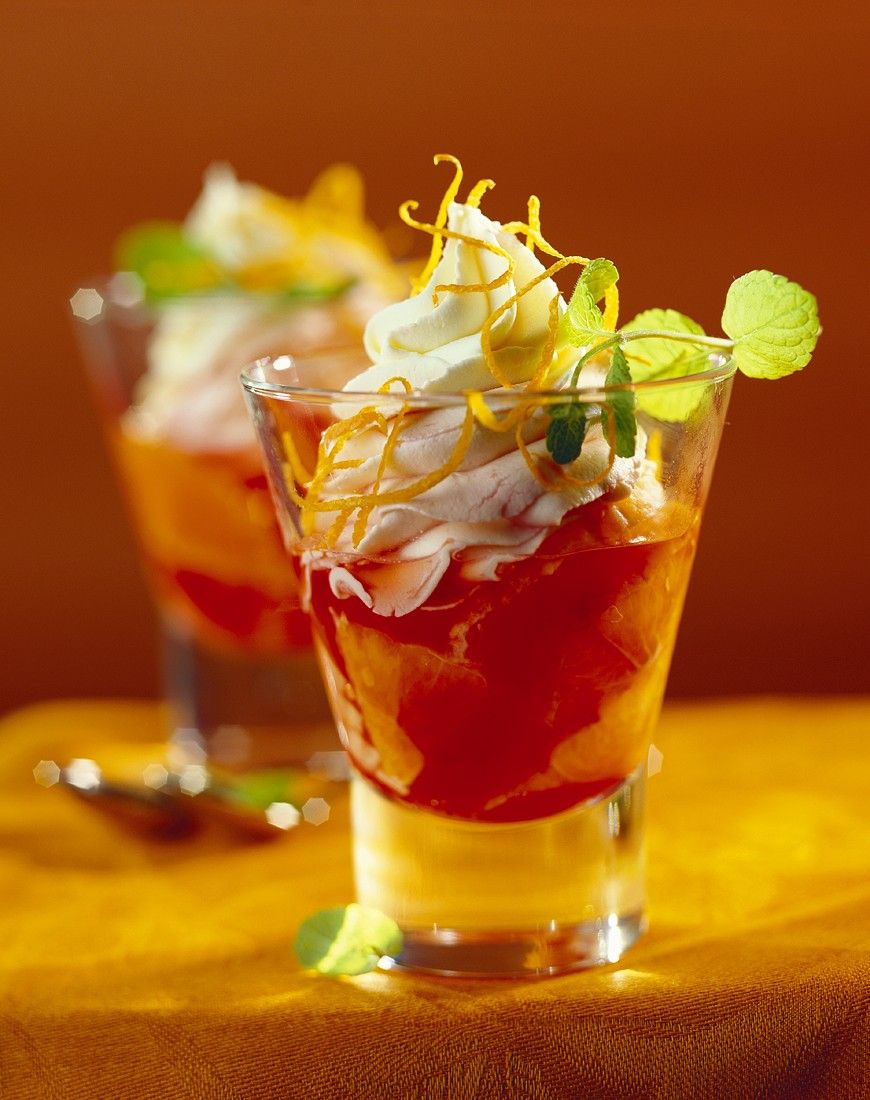 Campari-Orangencreme