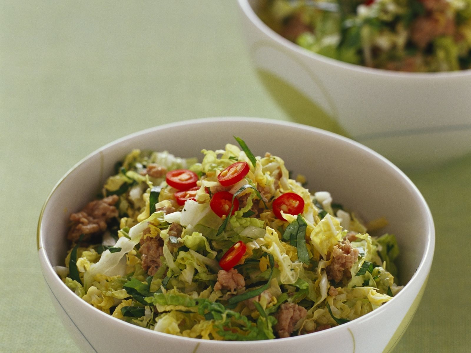 Chinakohl mit Hackfleisch