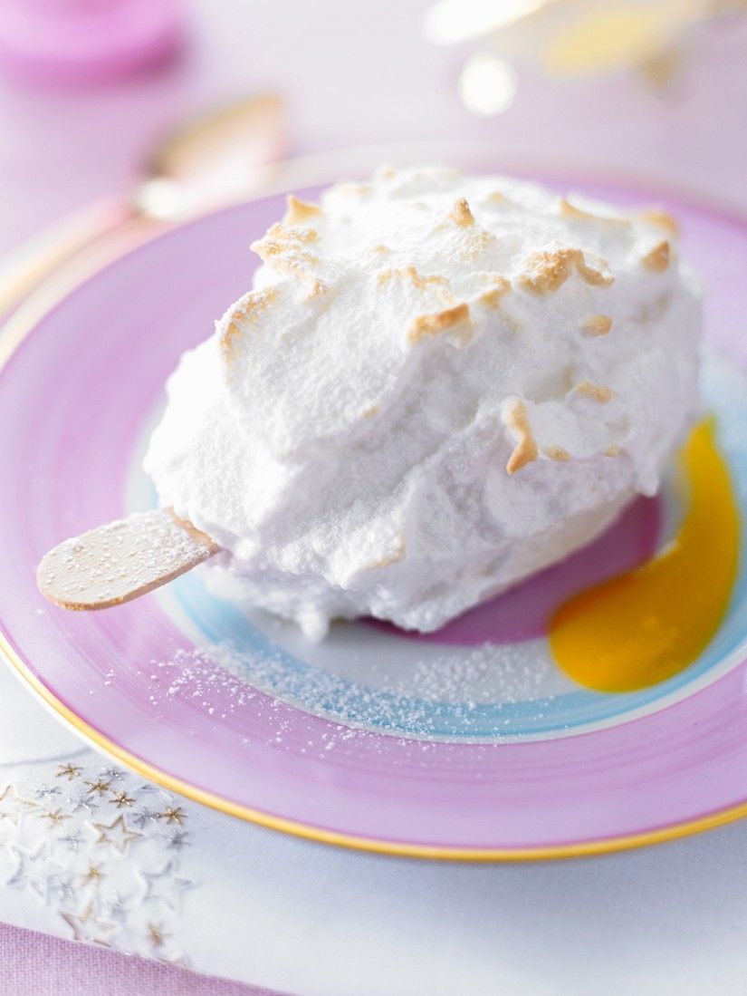 Eis mit Baiser