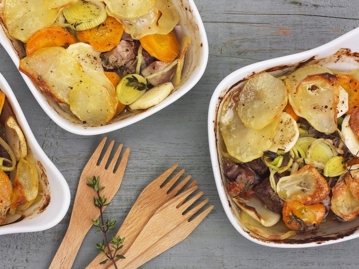Elsässischer Eintopf mit Fleisch und Kartoffeln (Baeckeoffe) Rezept ...