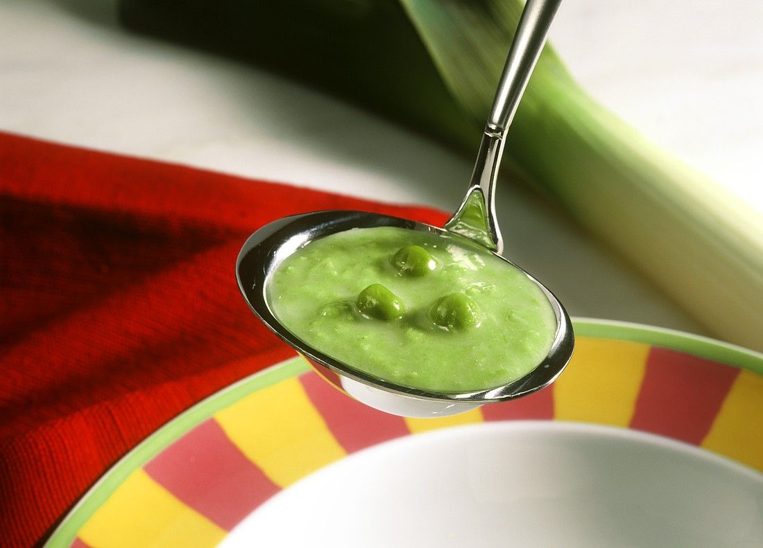 Erbsen-Lauchsauce