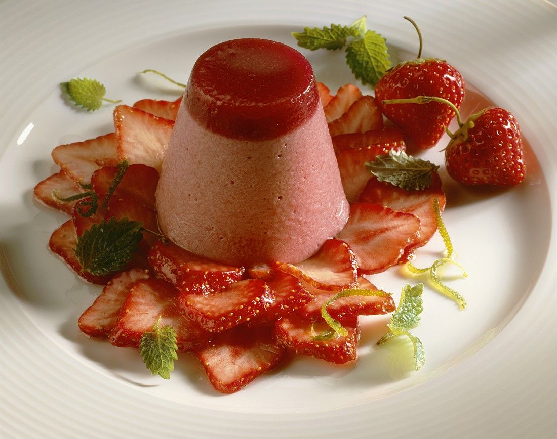 Erdbeermousse