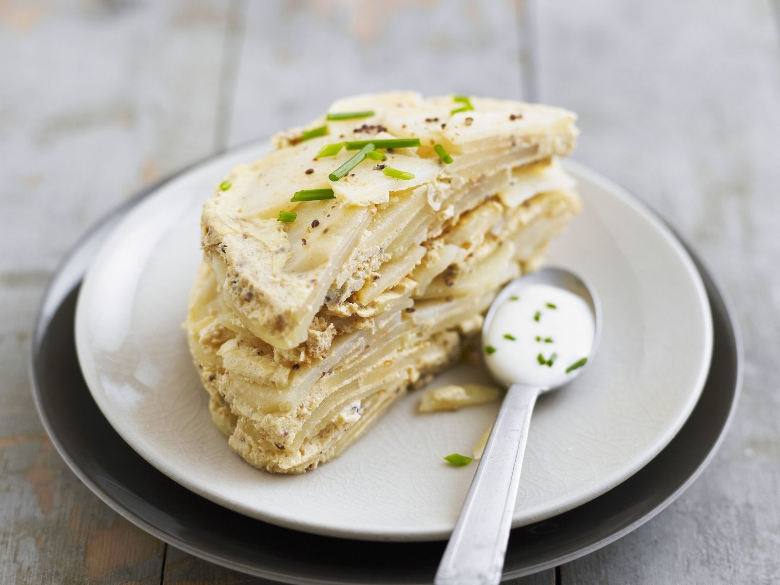 Feines Kartoffelgratin auf französische Art (Mille-Feuille) Rezept ...