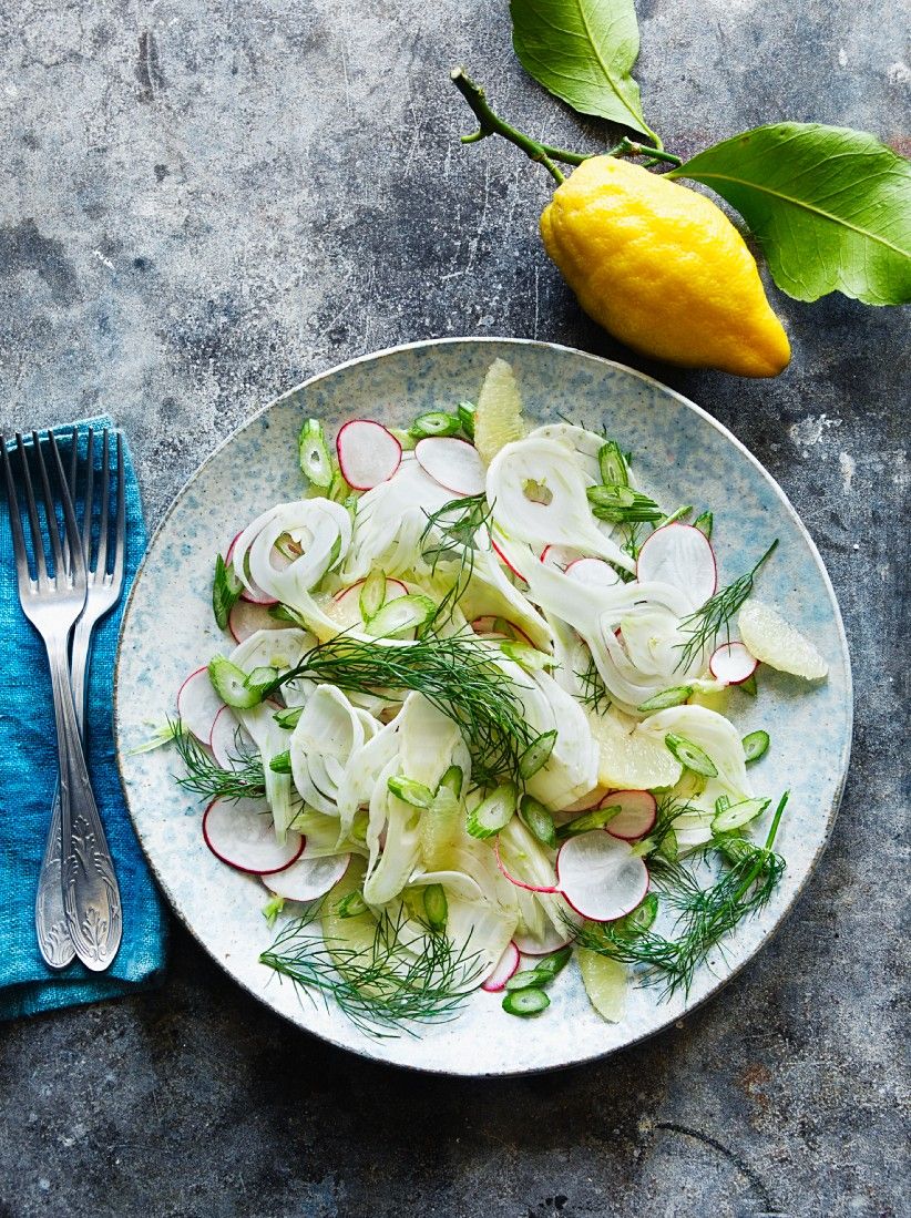 Fenchelsalat mit Zitrone