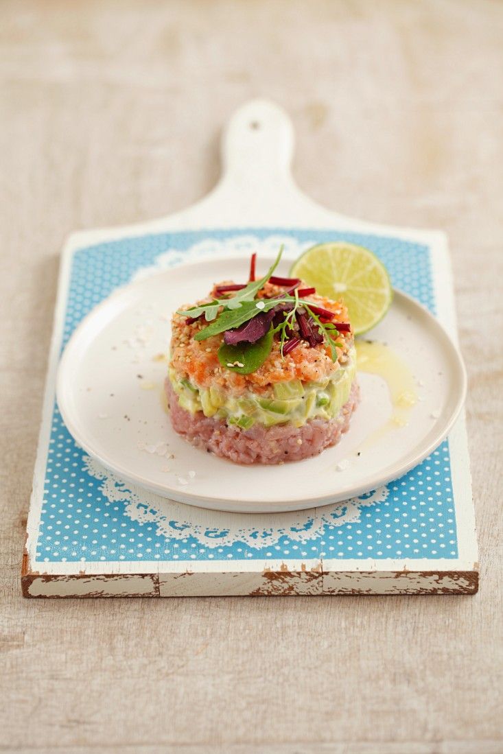 Fischtatar Rezepte, Mango-matjes-tatar Mit Rote Beete Und Limonen-meerrettich