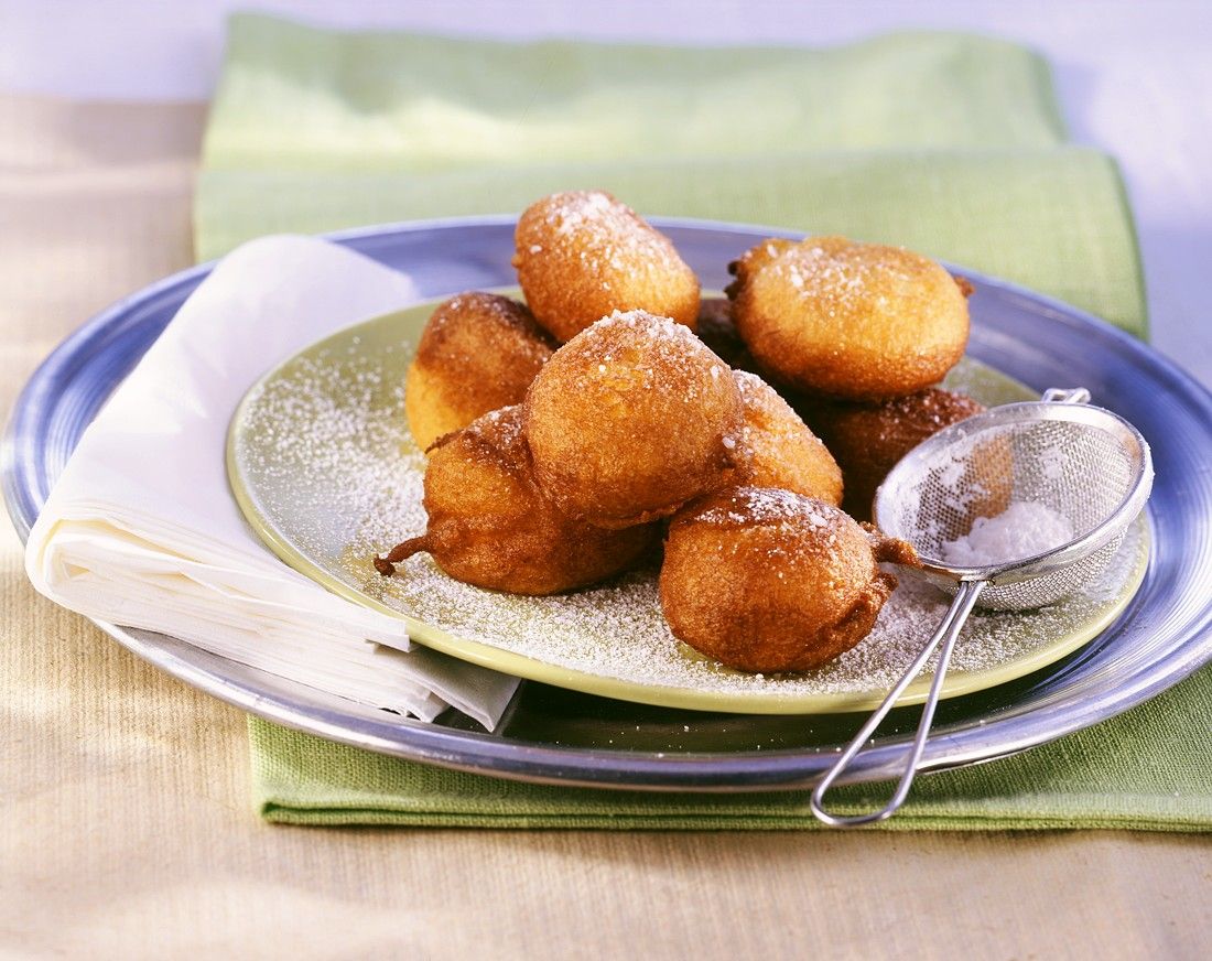 Frittierte Kürbisbällchen